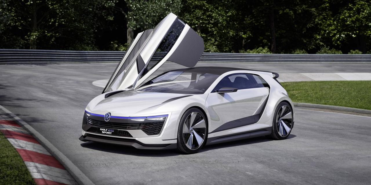 VW Golf GTE Sport Concept: Ανθρακονήματα και 400 -υβριδικοί- ίπποι